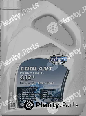 MPM 86005CBL — Antifreeze Coolant Prem. LL. -40C G12+ Ready to Use Clear / Blank