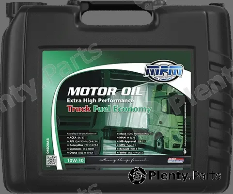 MPM 04020AB — Engine Oil Motor Oil 10W-30 Extra High Performance Truck Fuel Economy