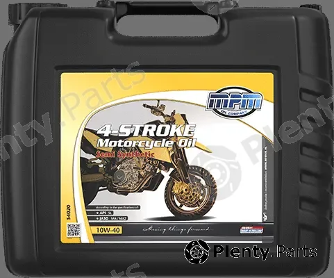 MPM 54020 — Engine Oil 4-Stroke Motorcycle Oil 10W-40 Semi Synthetic