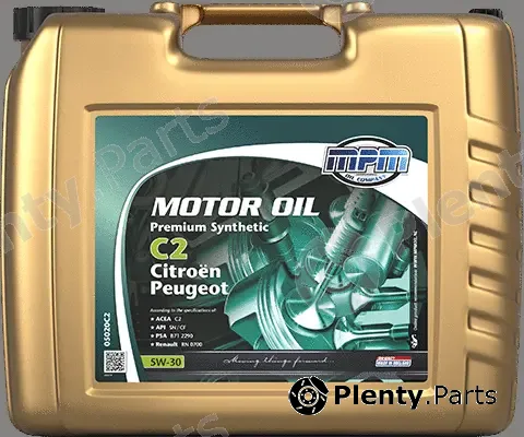 MPM 05020C2 — Engine Oil Motor Oil 5W-30 Premium Synthetic C2 Citroen / Peugeot