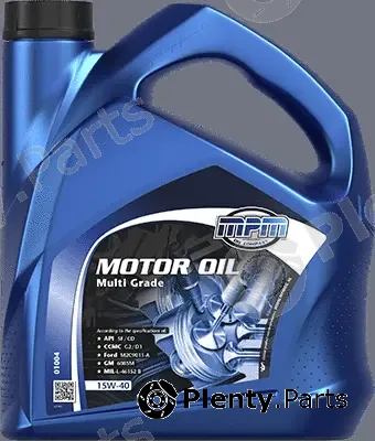 MPM 01004 — Engine Oil Motor Oil 15W-40 Multi Grade