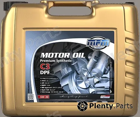 MPM 05020DPF — Engine Oil Motor Oil 5W-30 Premium Synthetic C3 DPF