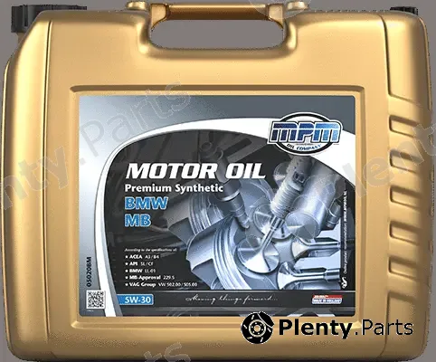 MPM 05020BM — Engine Oil Motor Oil 5W-30 Premium Synthetic BMW / MB