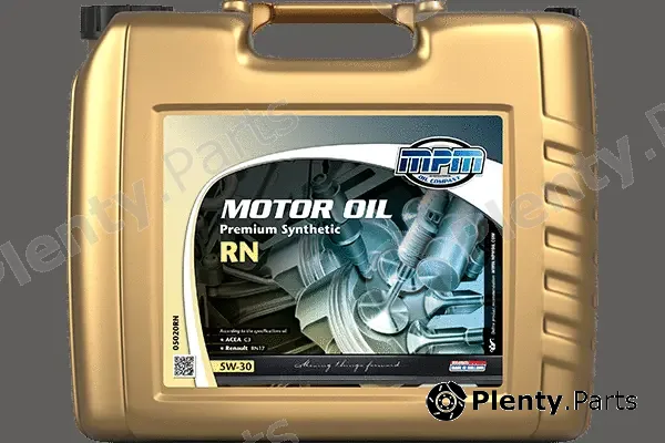 MPM 05020RN — Engine Oil Motor Oil 5W-30 Premium Synthetic RN