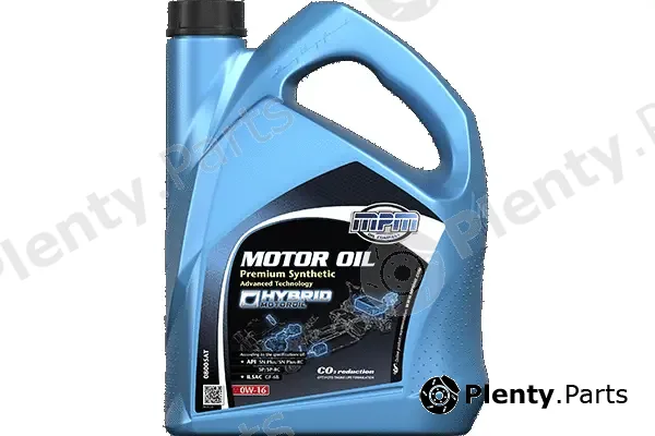 MPM 08005AT — Engine Oil Motor Oil 0W-16 Premium Synthetic Advanced Technology