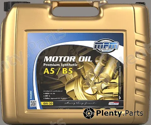 MPM 05020V — Engine Oil Motor Oil 0W-30 Premium Synthetic A5/B5