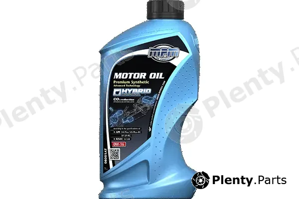 MPM 08001AT — Engine Oil Motor Oil 0W-16 Premium Synthetic Advanced Technology
