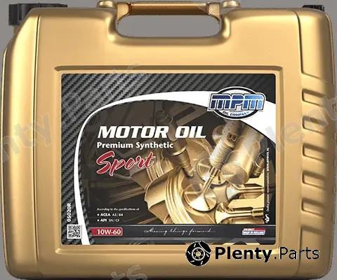 MPM 05020R — Engine Oil Motor Oil 10W-60 Premium Synthetic Sport