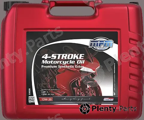 MPM 55020 — Engine Oil 4-Stroke Motorcycle Oil 15W-50 Premium Synthetic Ester