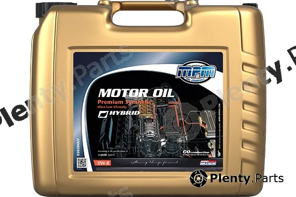 MPM 08020ULV — Engine Oil Motor Oil 0W-8 Premium Synthetic Ultra Low Viscosity