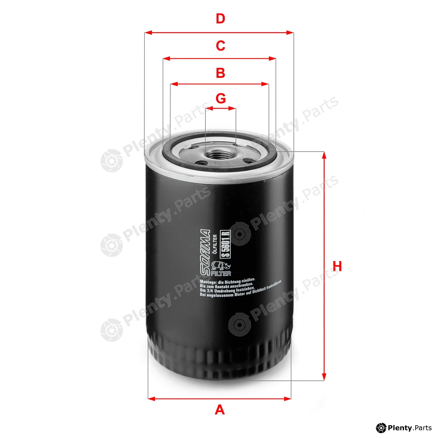 Sofima S5601R — Oil Filter