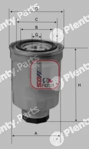 Sofima S1446NR — Fuel Filter