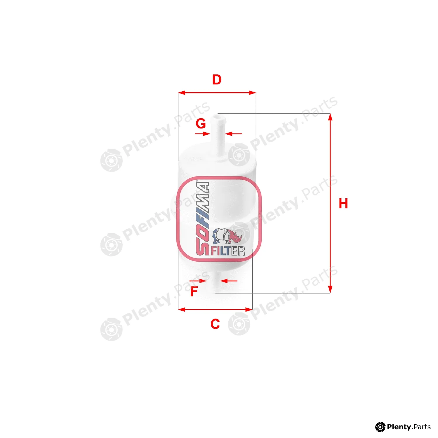 Sofima S1010B — Fuel Filter
