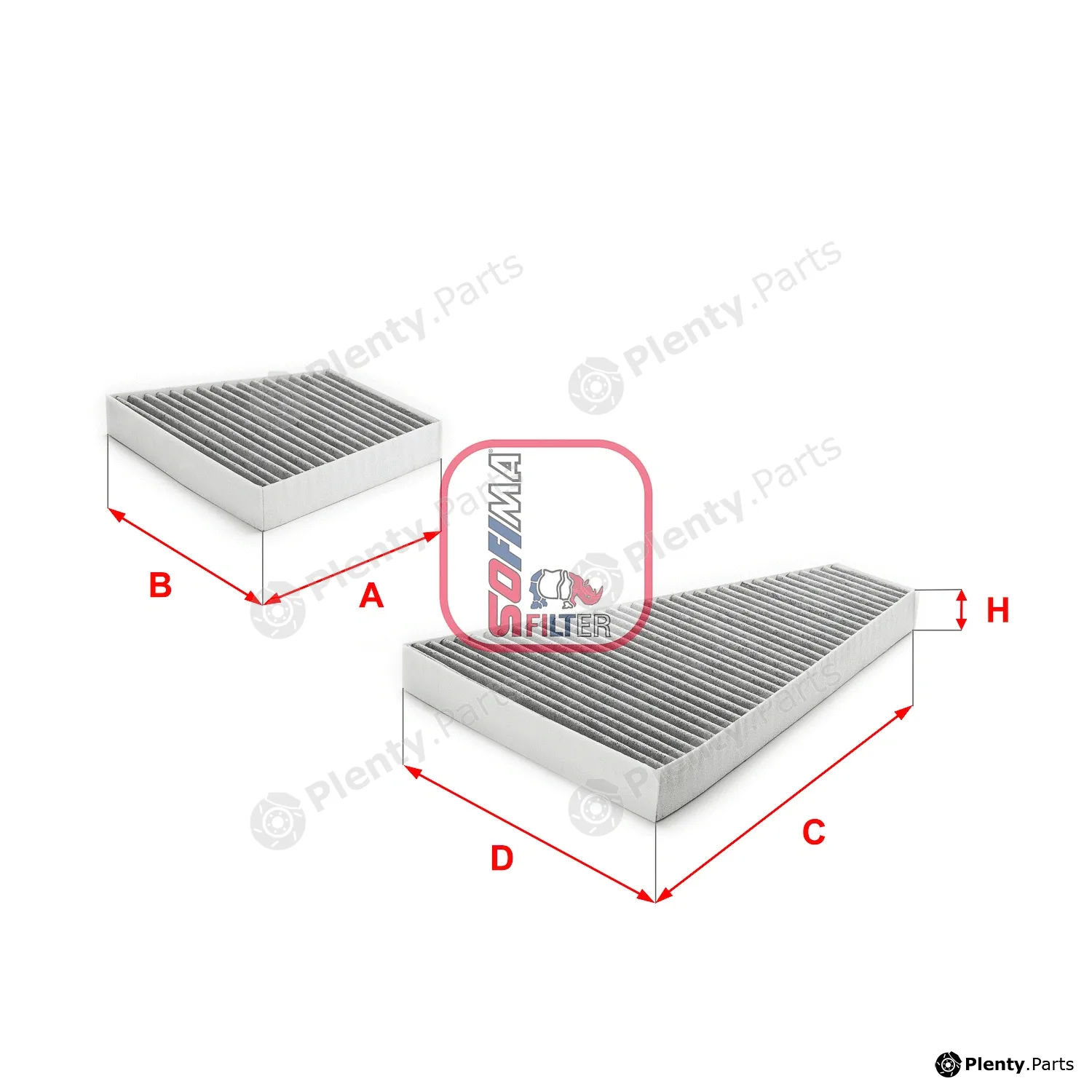 Sofima S4302CA — Filter, cabin air