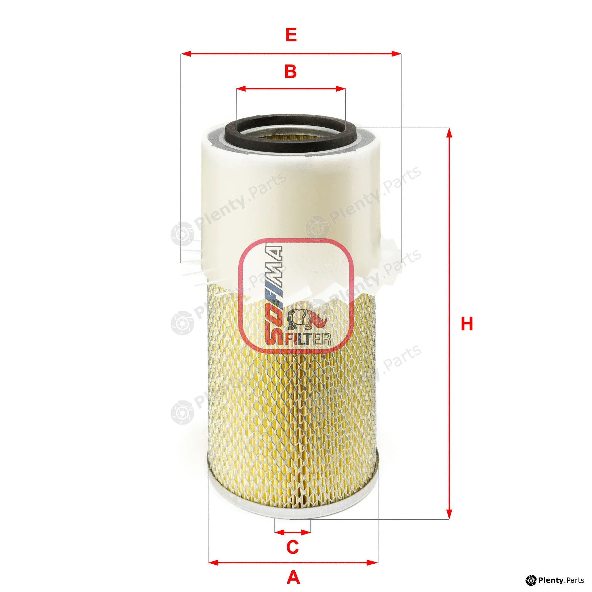 Sofima S8950A — Air Filter