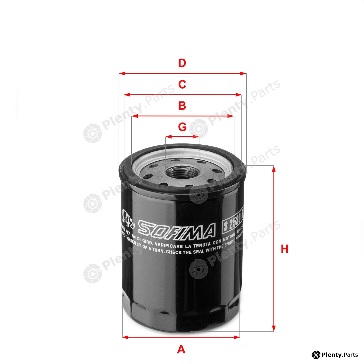 Sofima S2530R — Oil Filter