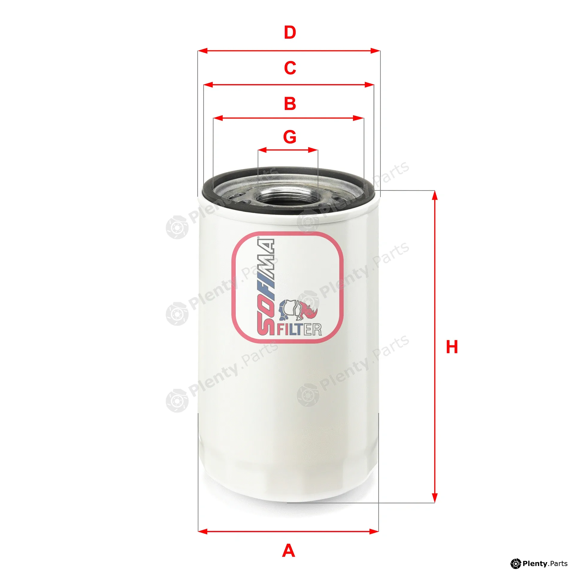 Sofima S8041RH — Oil Filter