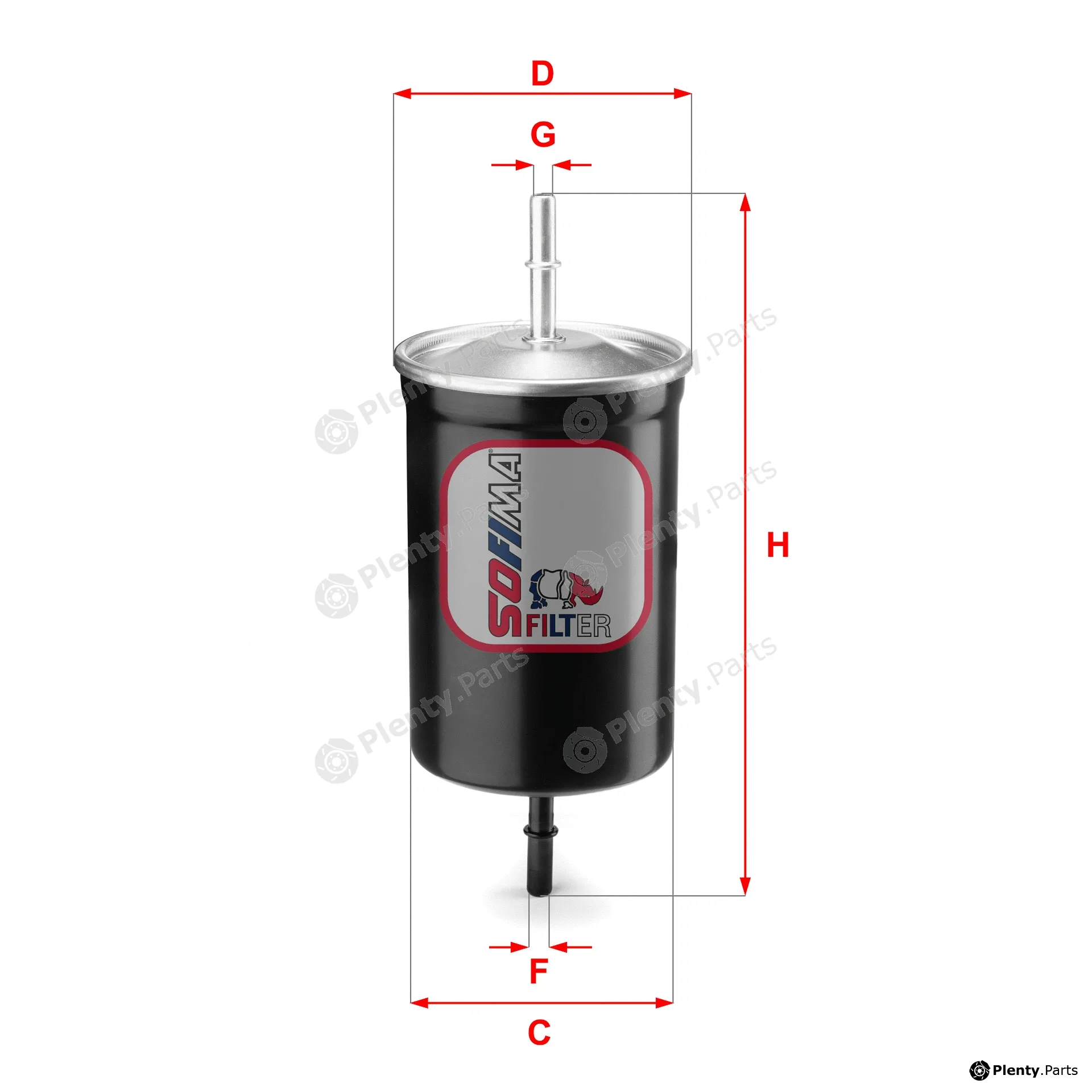 Sofima S1747B — Fuel Filter