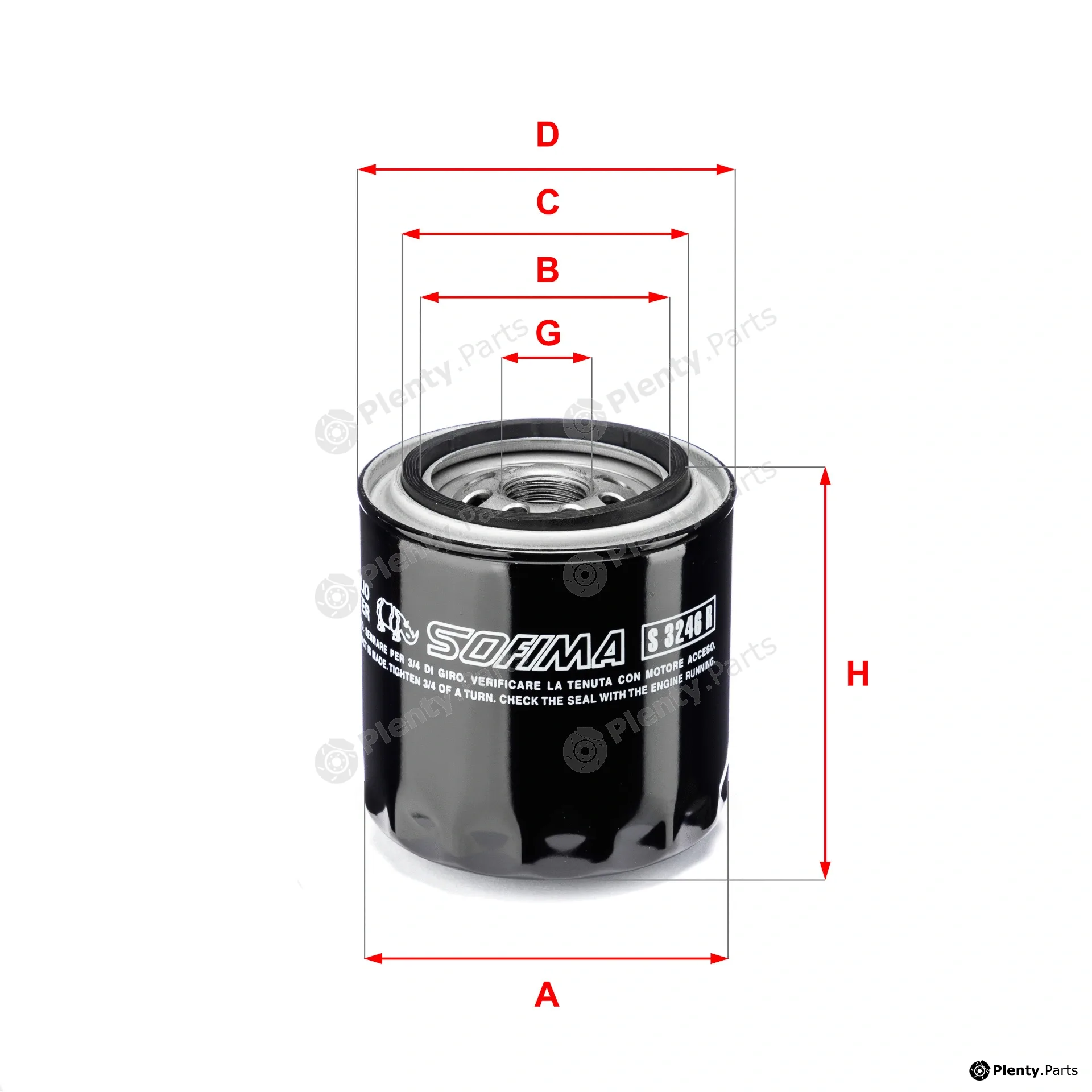 Sofima S3246R — Oil Filter