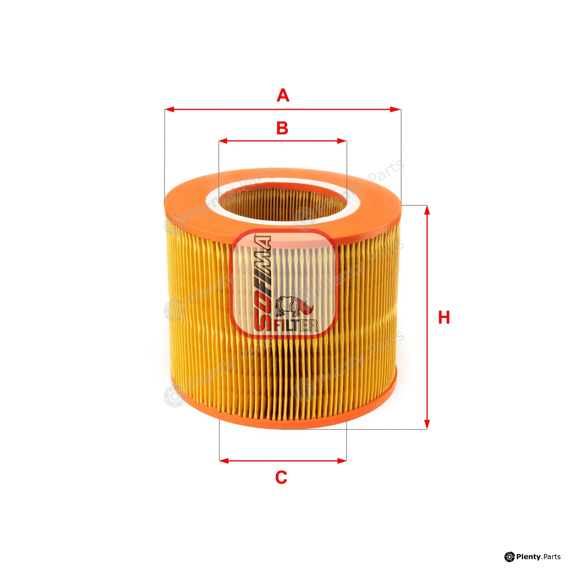 Sofima S8740A — Air Filter