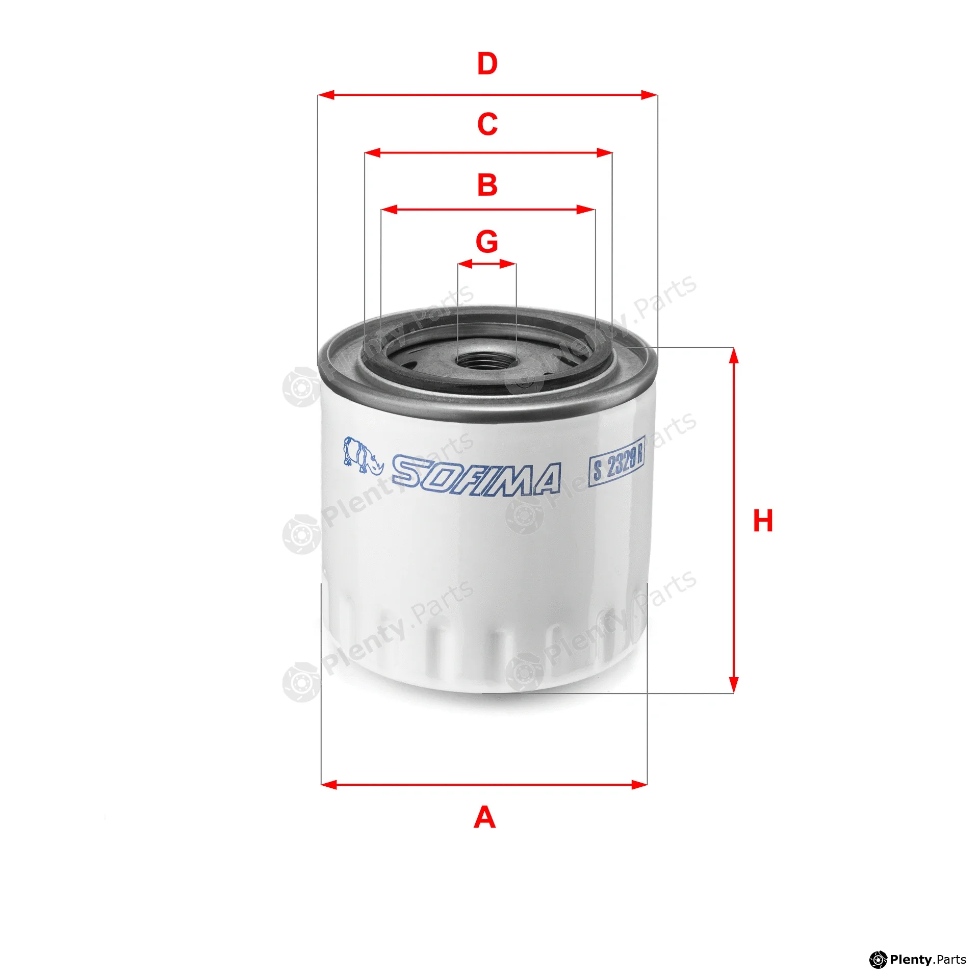 Sofima S2329R — Oil Filter