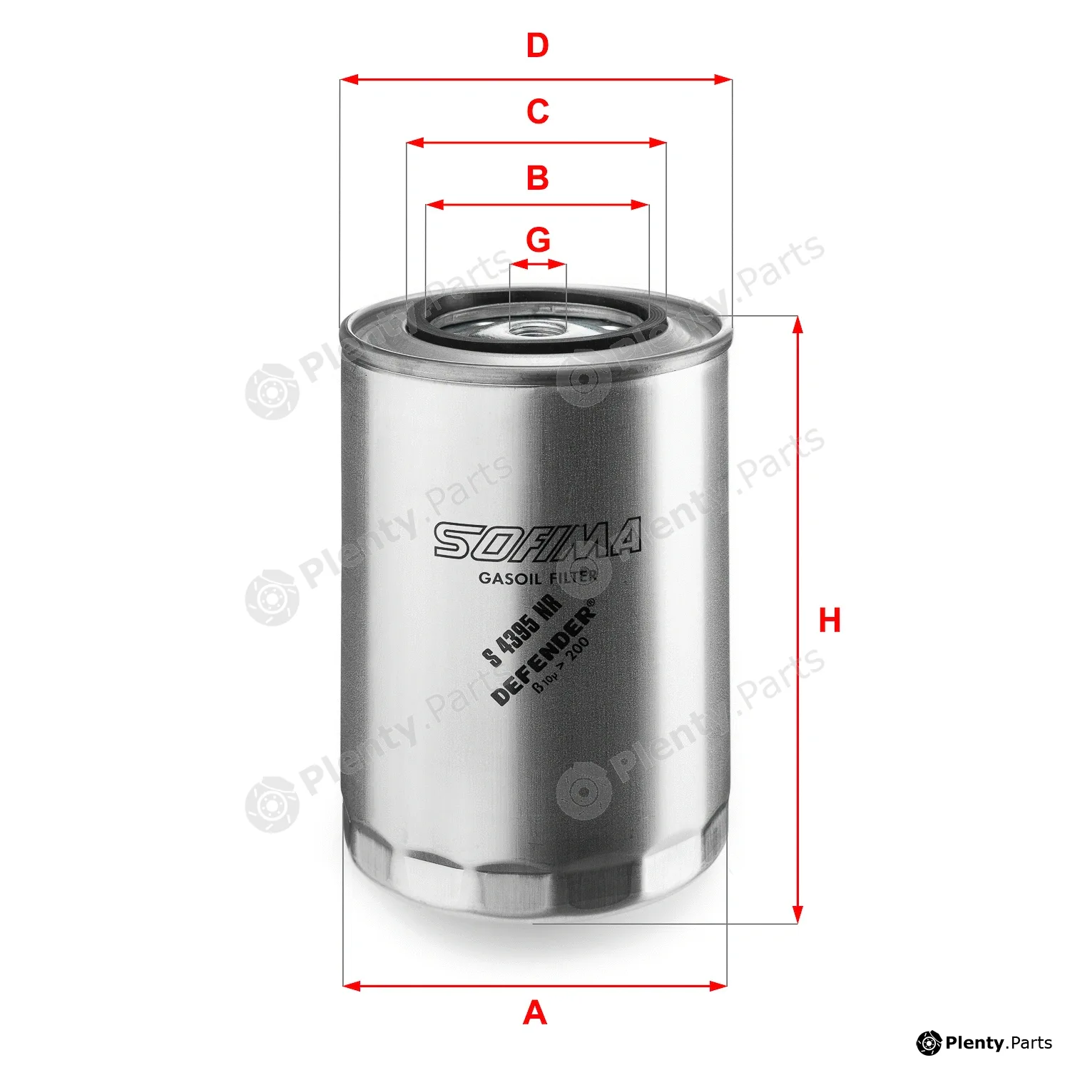 Sofima S4343NR — Fuel Filter