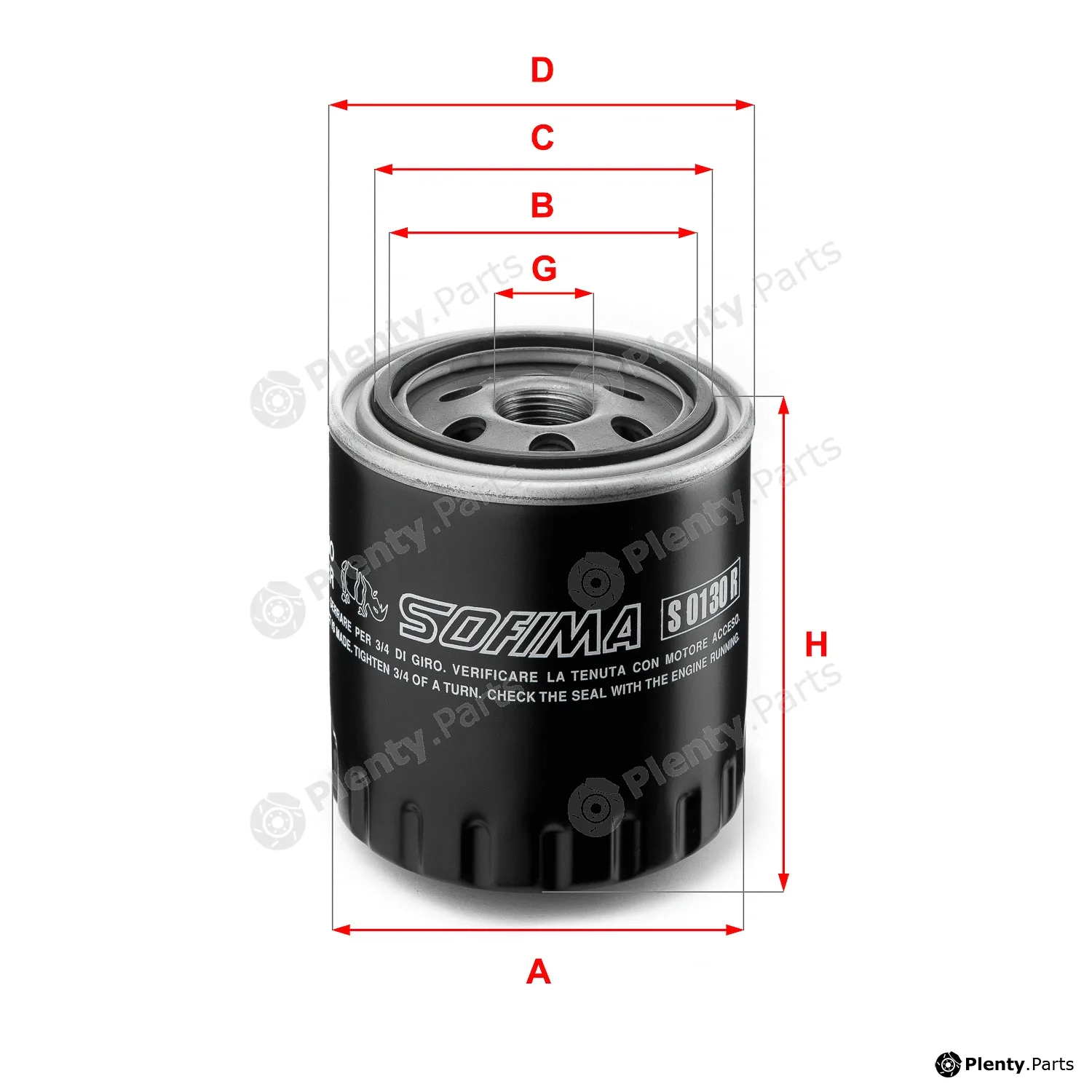 Sofima S0130R — Oil Filter