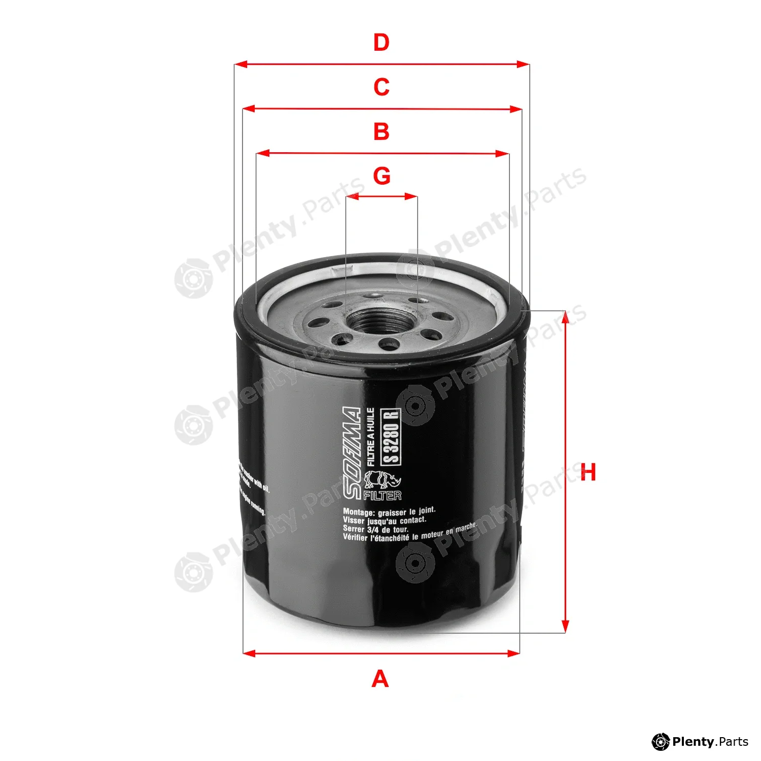 Sofima S3280R — Oil Filter