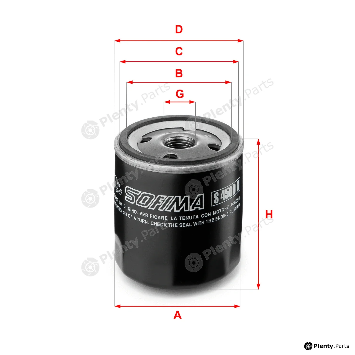 Sofima S4500R — Oil Filter