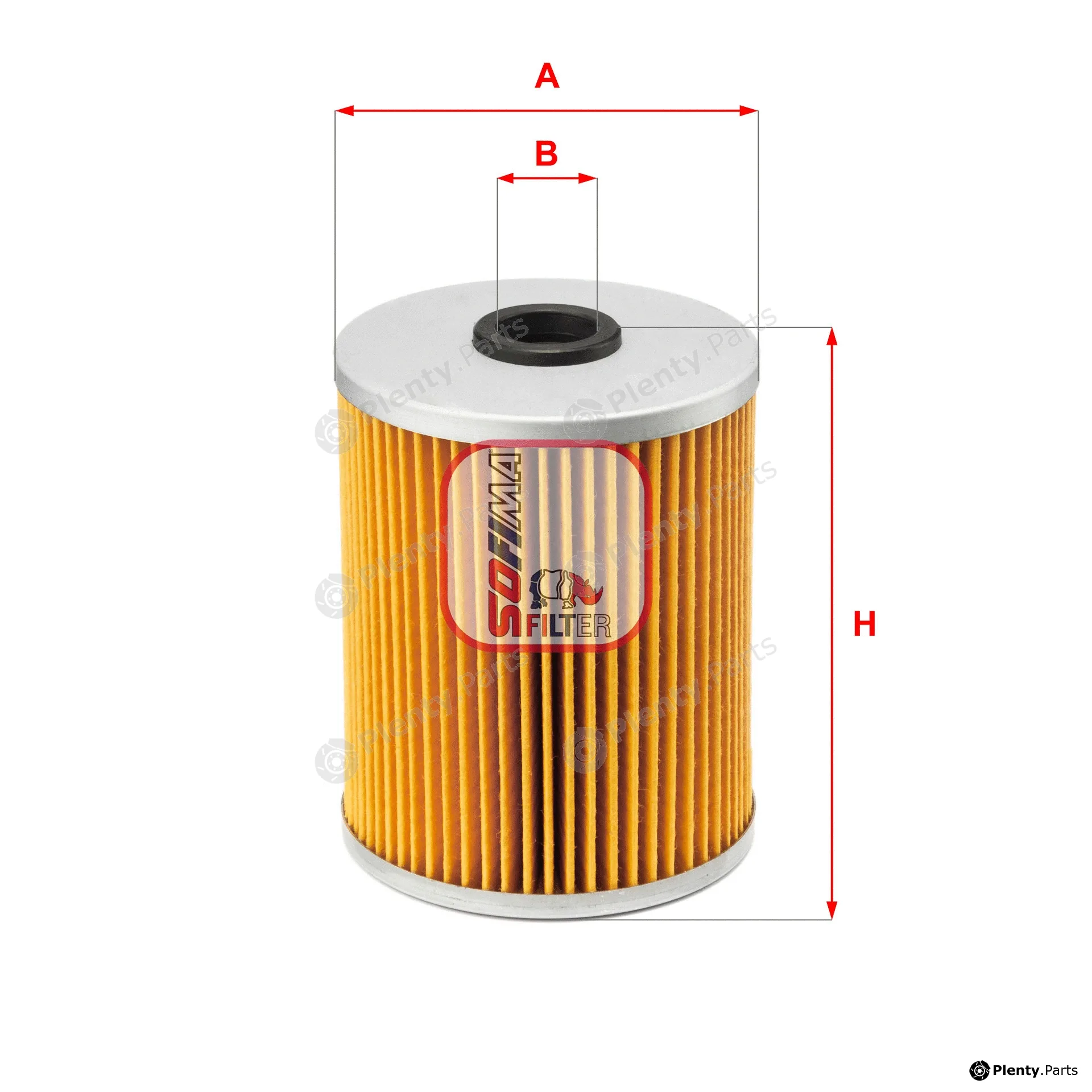 Sofima S5613PO — Filter, operating hydraulics