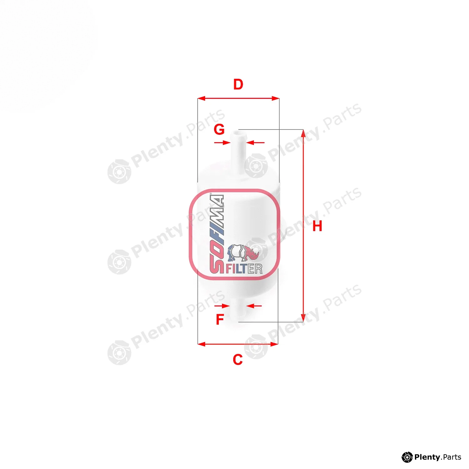 Sofima S1028B — Fuel Filter