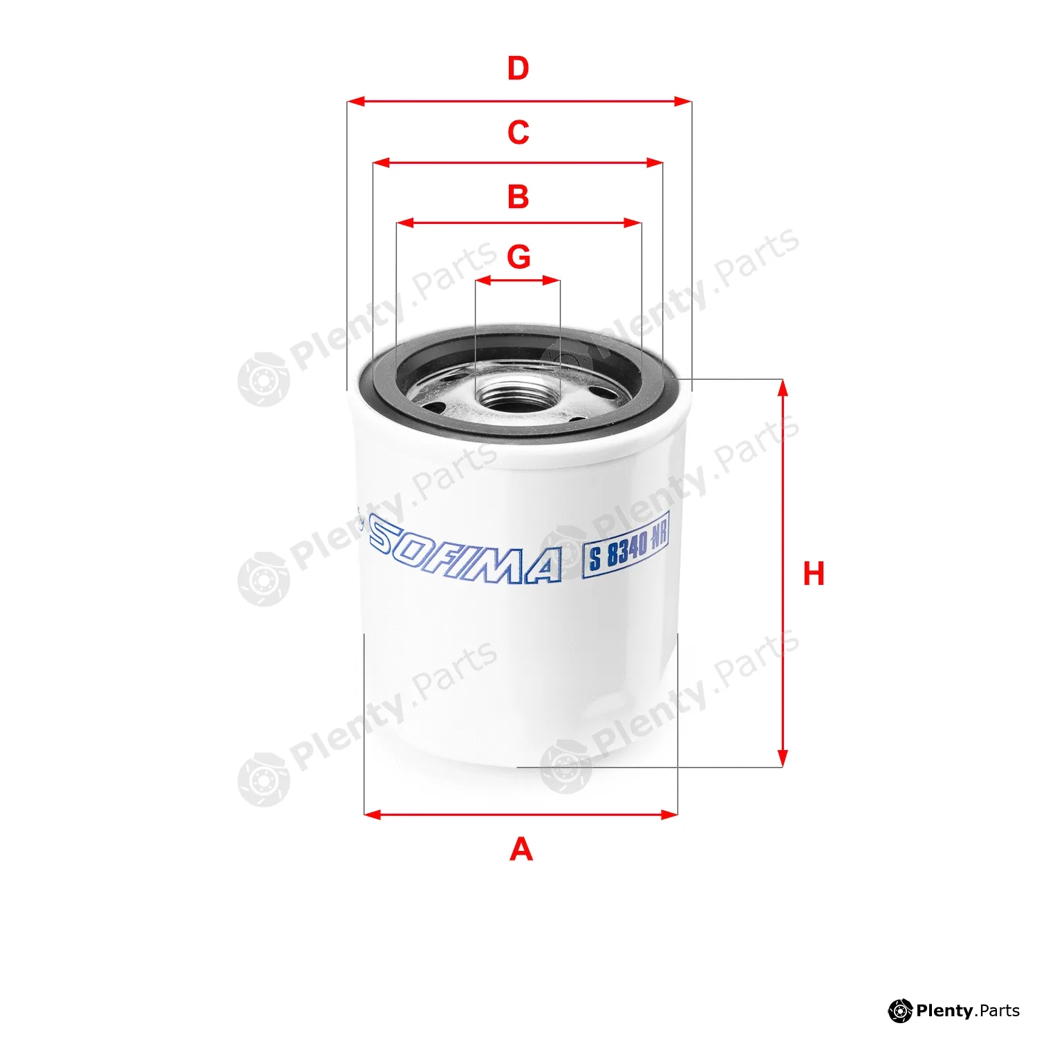 Sofima S8340NR — Fuel Filter