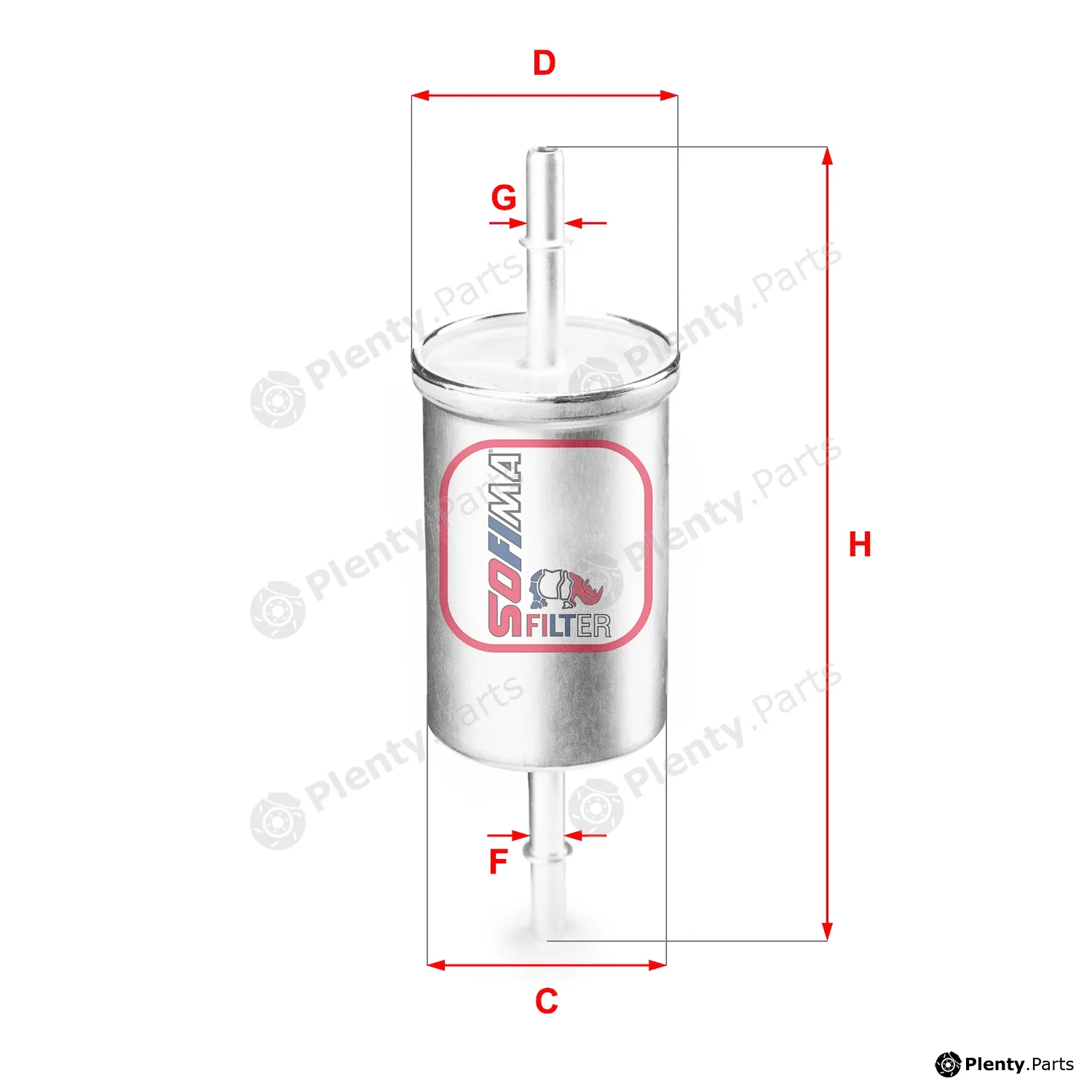 Sofima S1769B — Fuel Filter