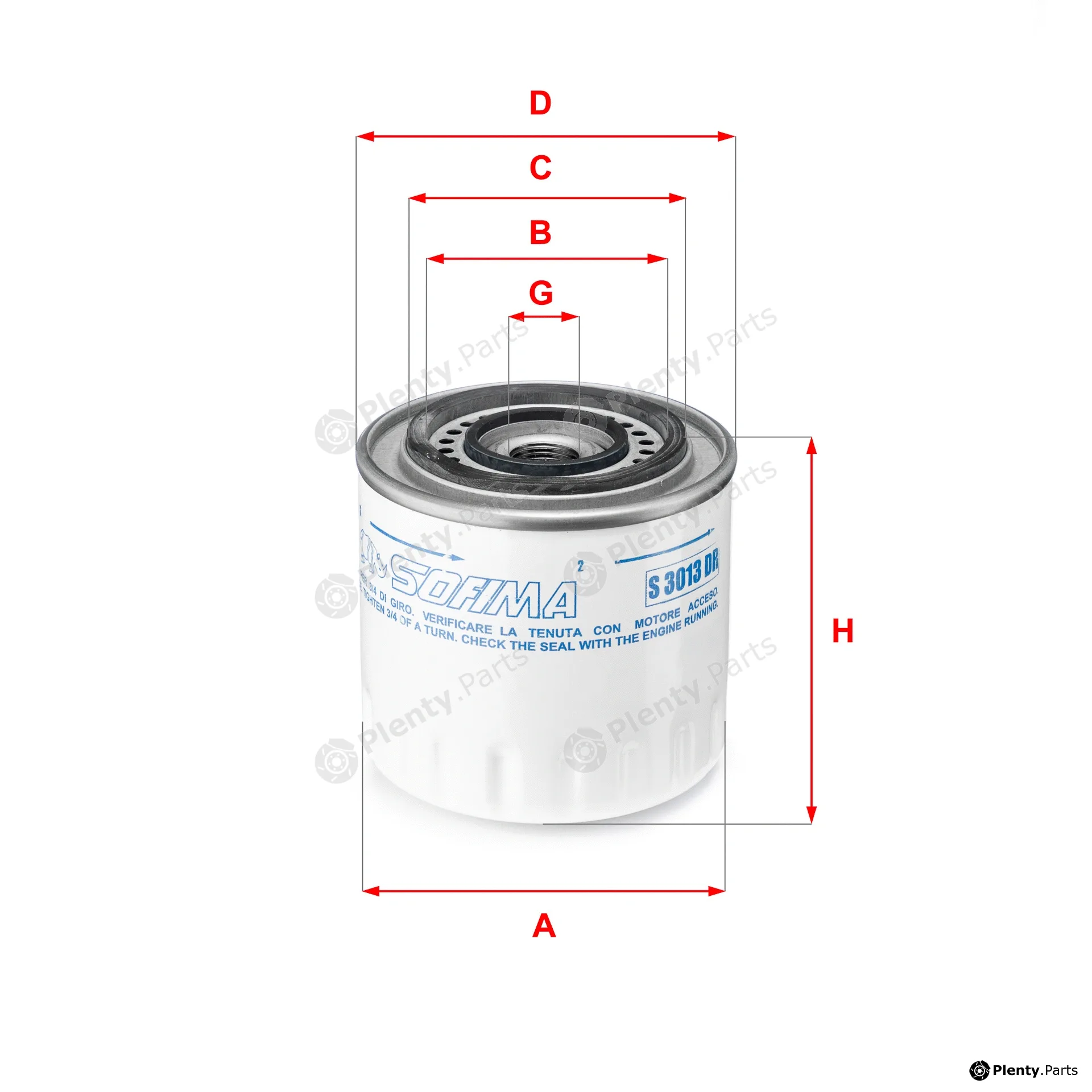 Sofima S3013DR — Oil Filter