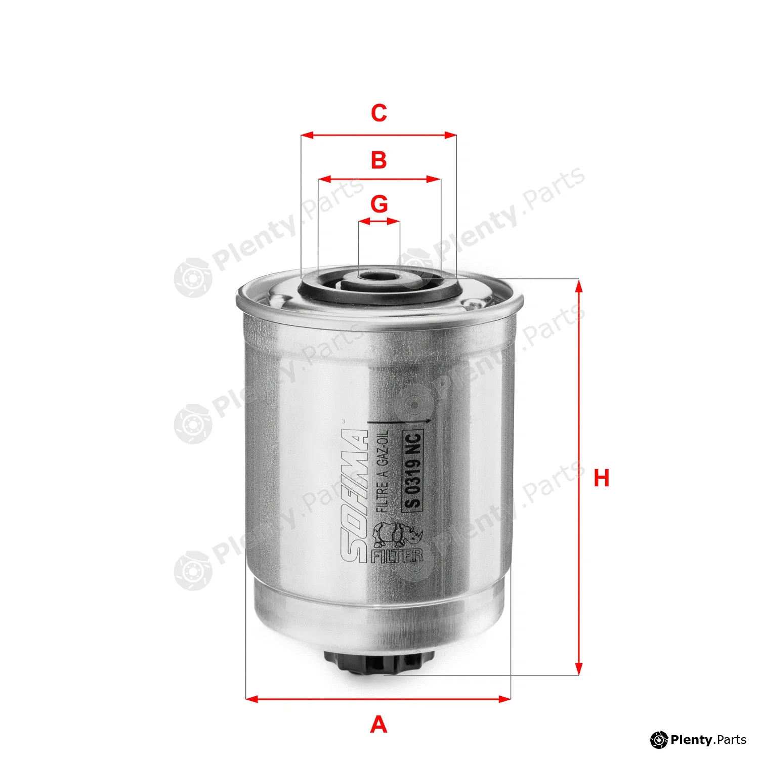 Sofima S0319NC — Fuel Filter