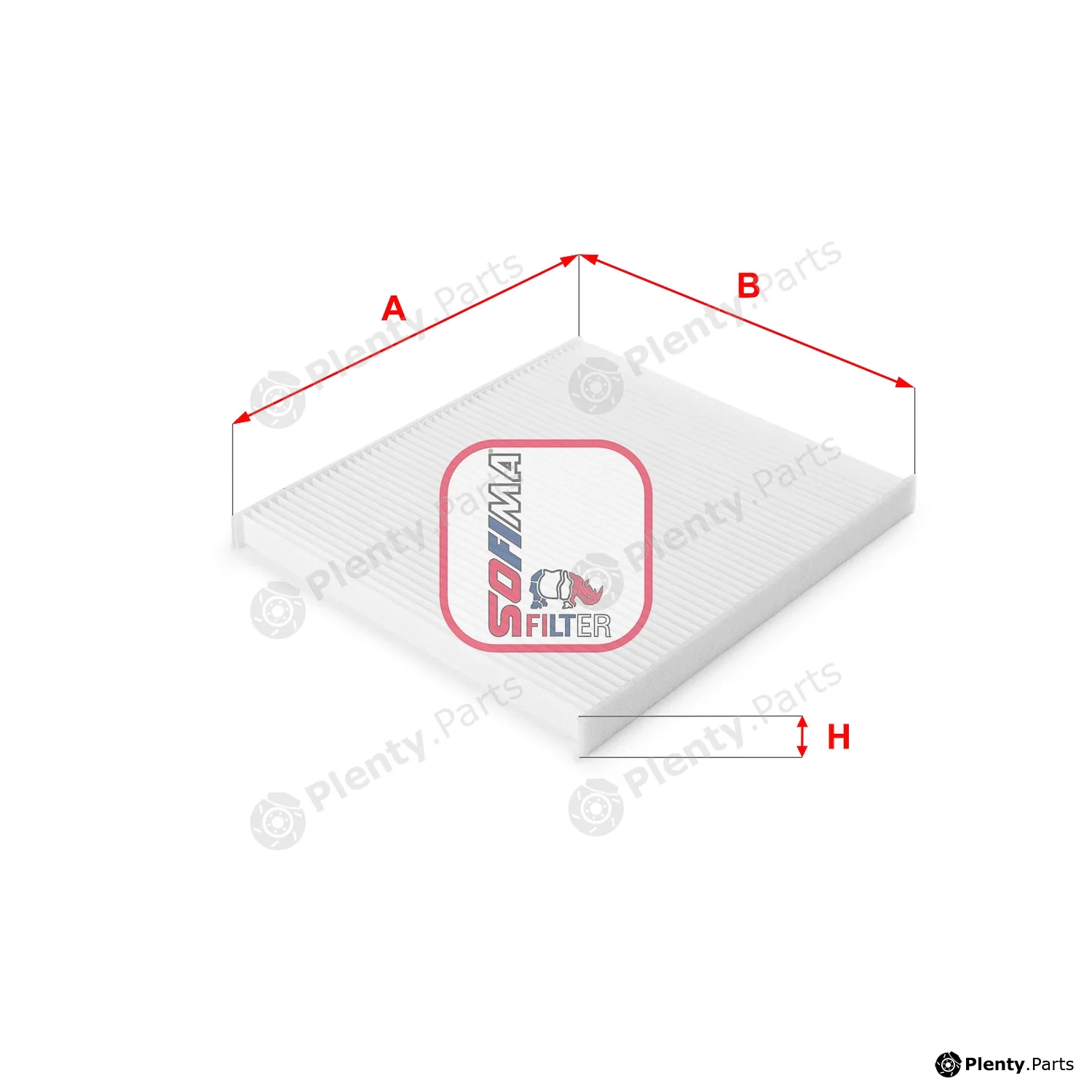 Sofima S3112C — Filter, cabin air