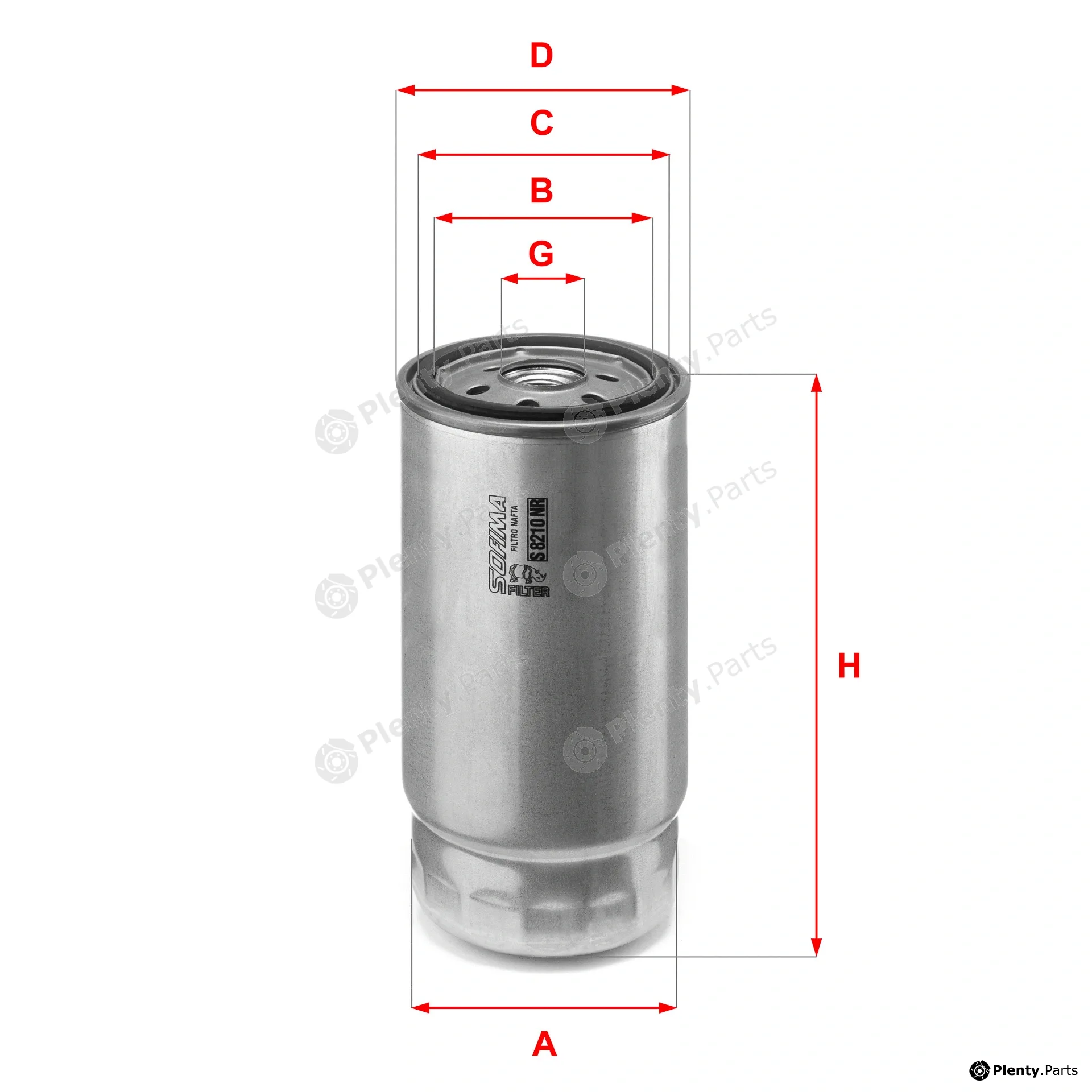Sofima S8210NR — Fuel Filter