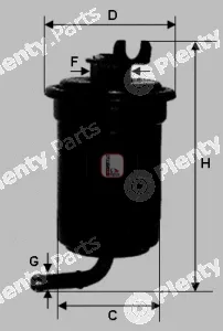 Sofima S1695B — Fuel Filter