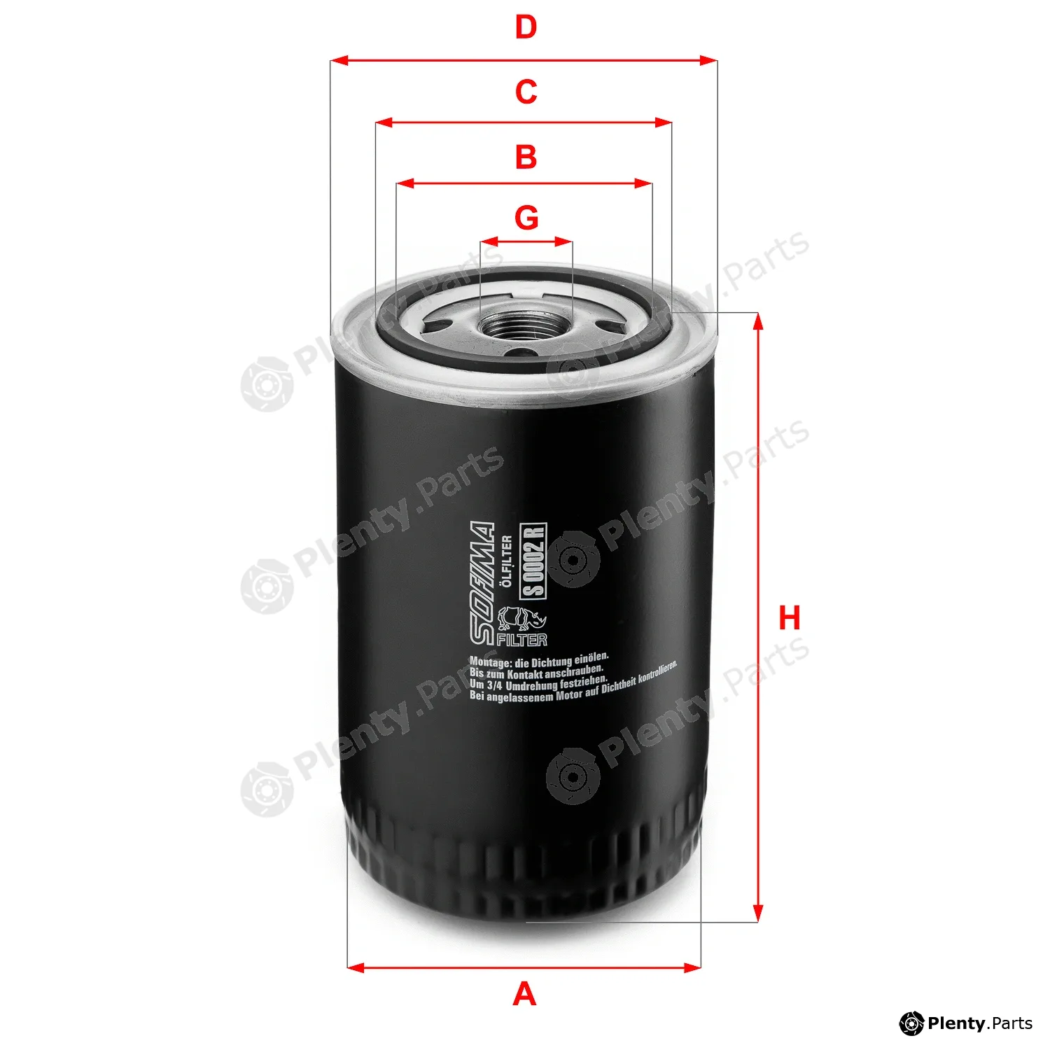 Sofima S0002R — Oil Filter