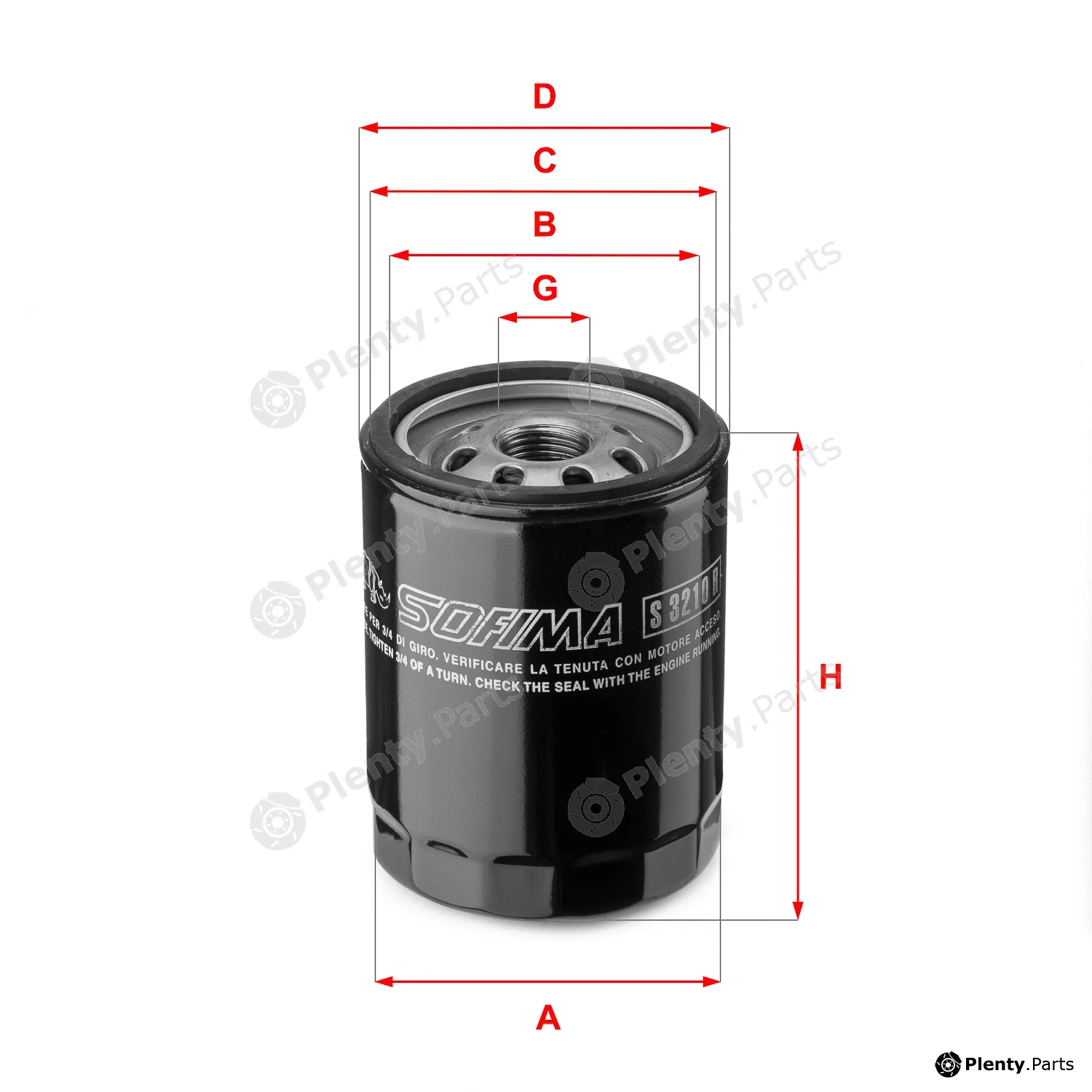 Sofima S3210R — Oil Filter