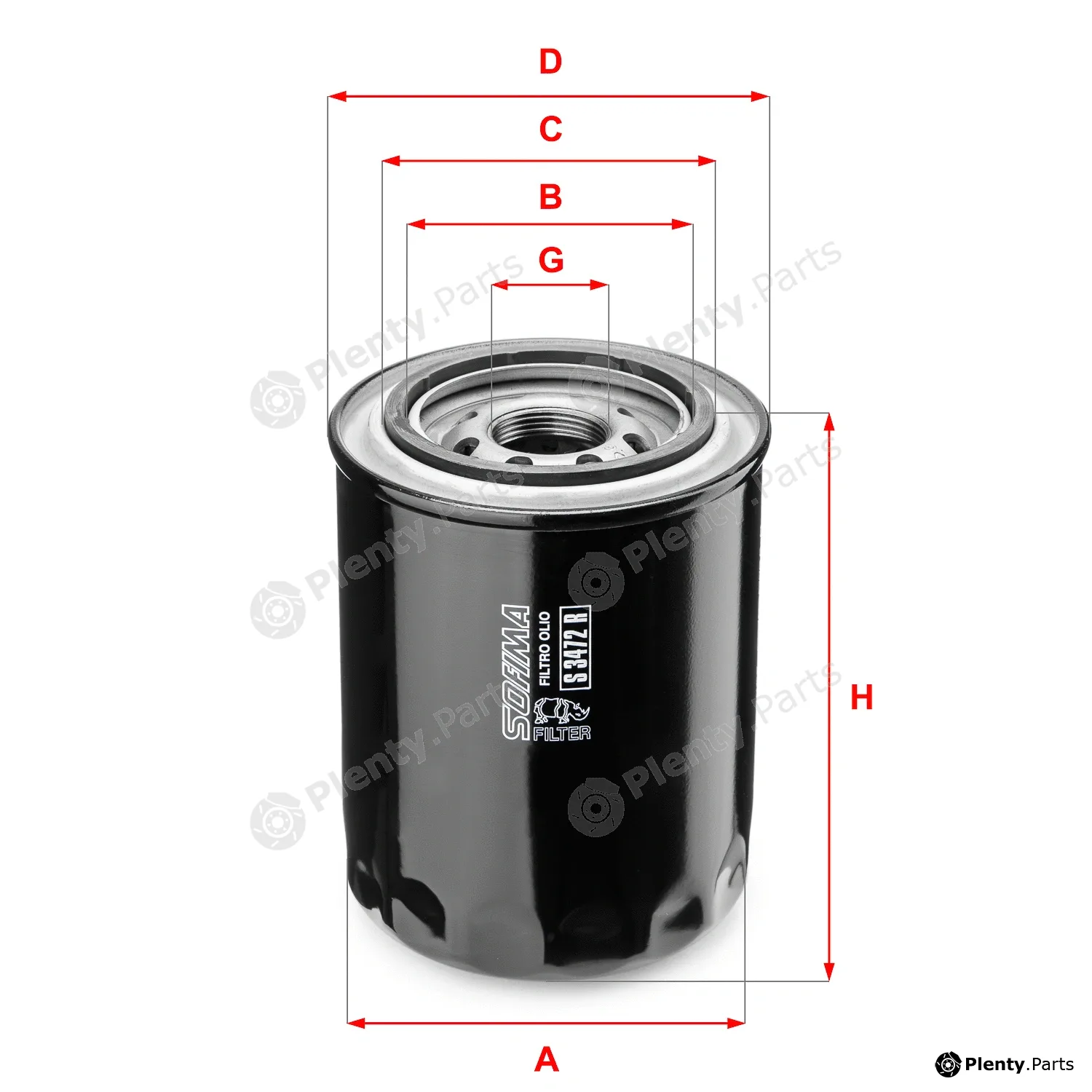 Sofima S3472R — Oil Filter