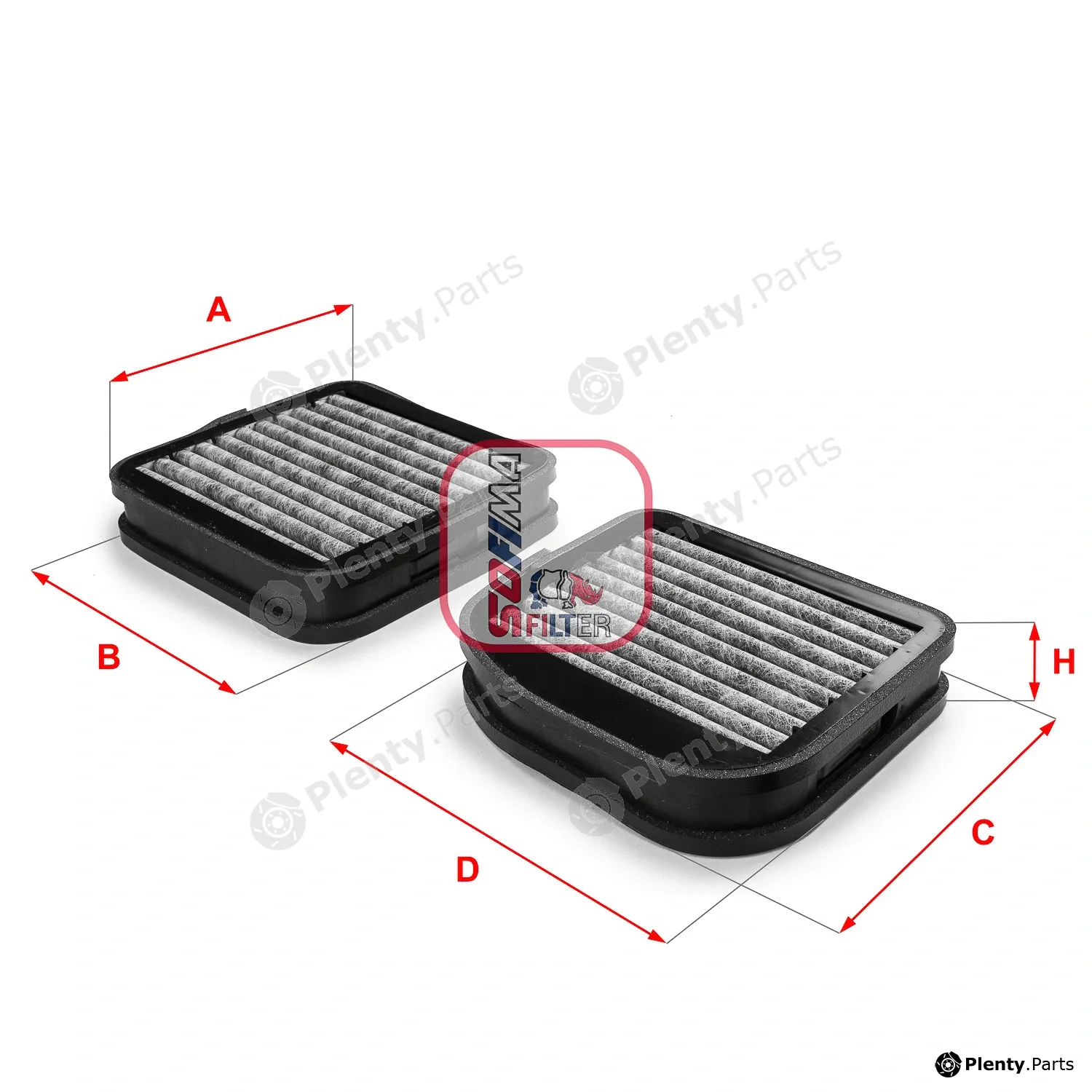 Sofima S4141CA — Filter, cabin air