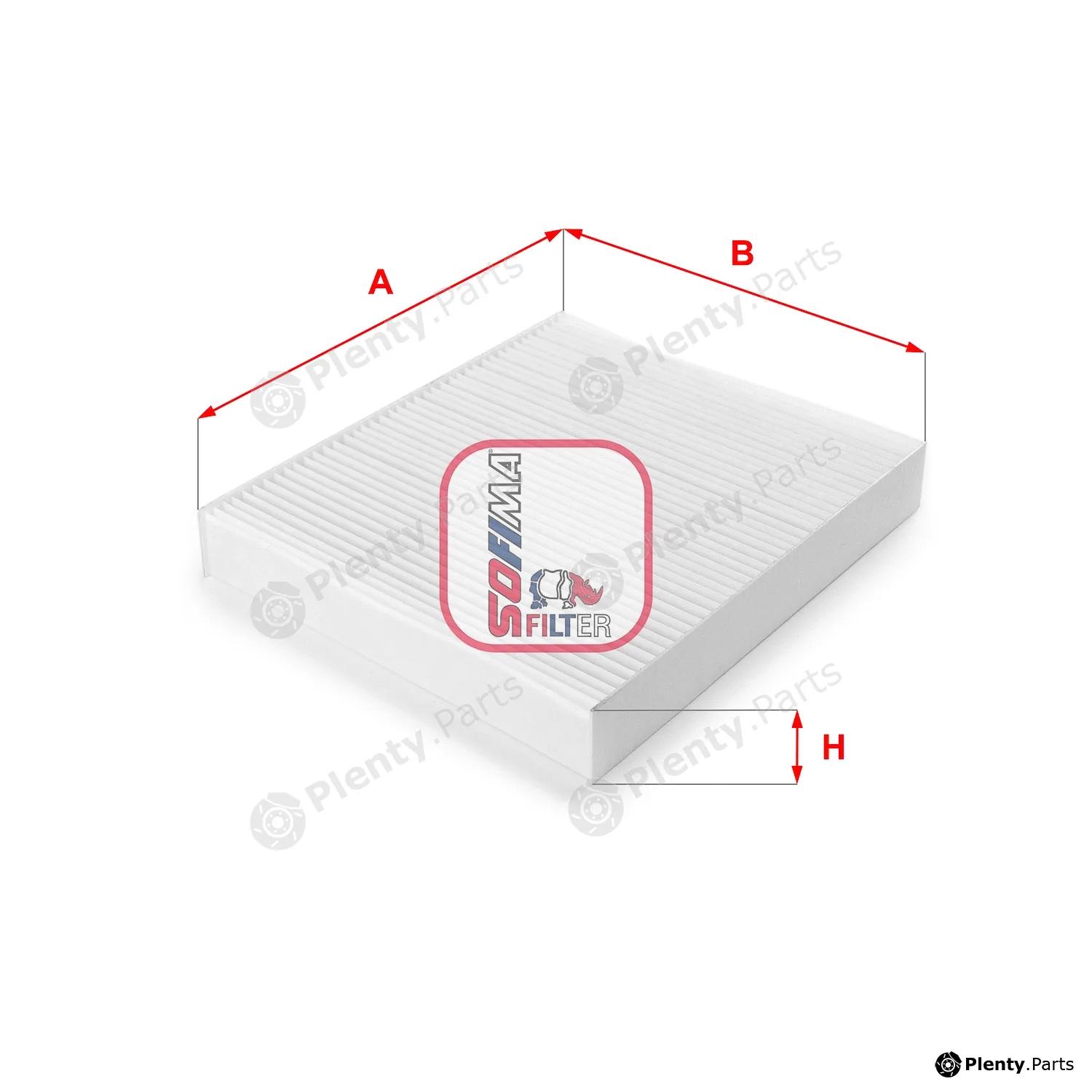 Sofima S3102C — Filter, cabin air