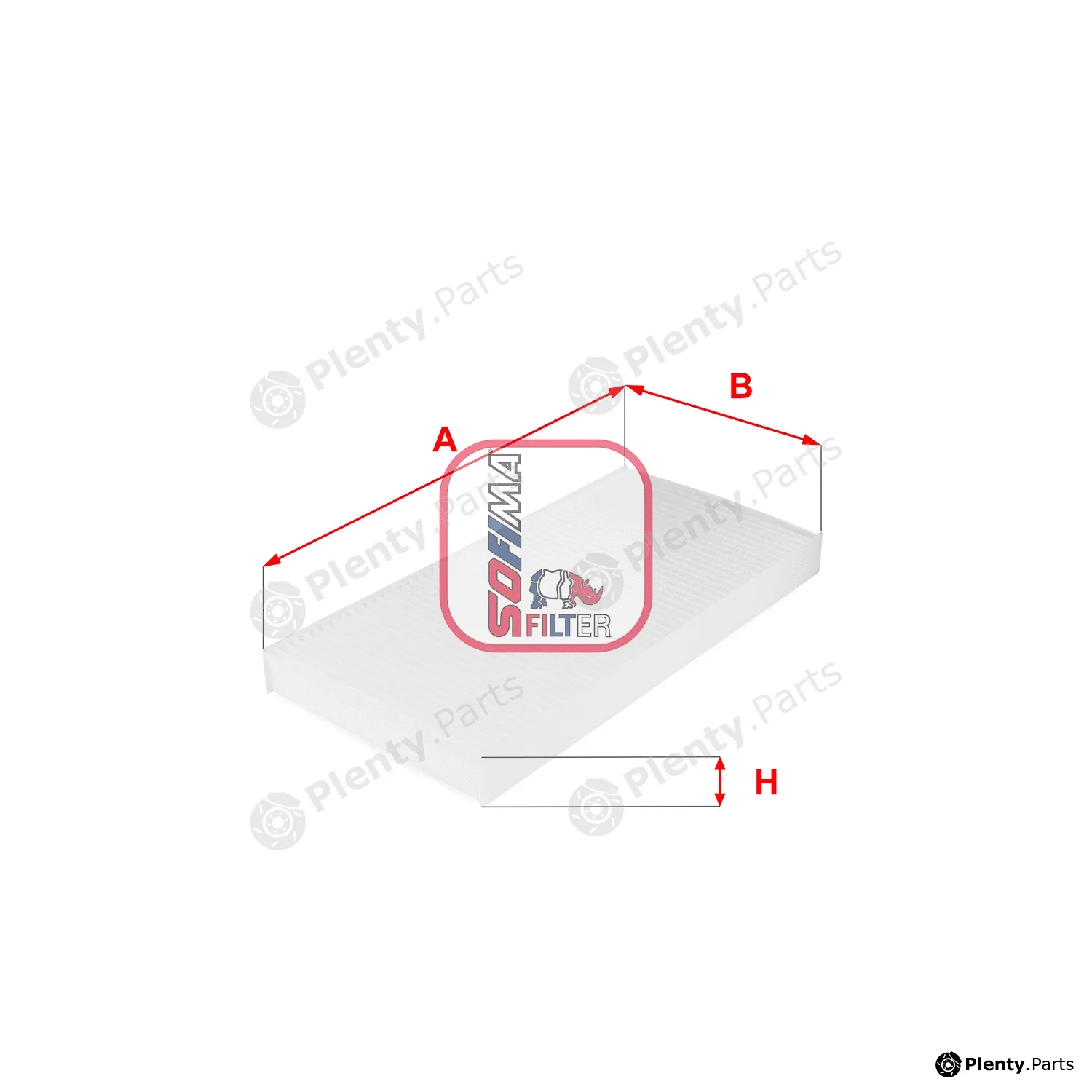 Sofima S3045C — Filter, cabin air