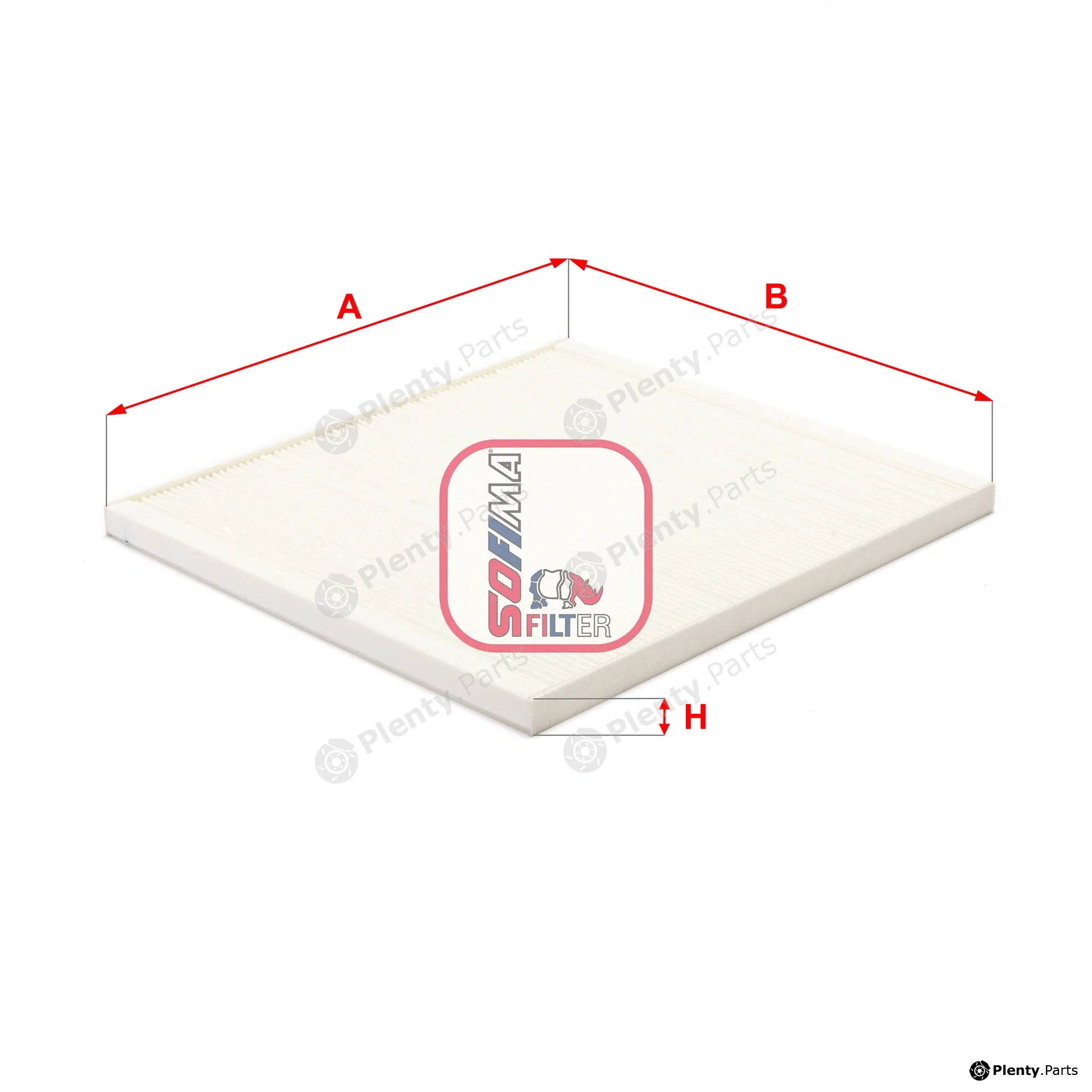Sofima S3074C — Filter, cabin air