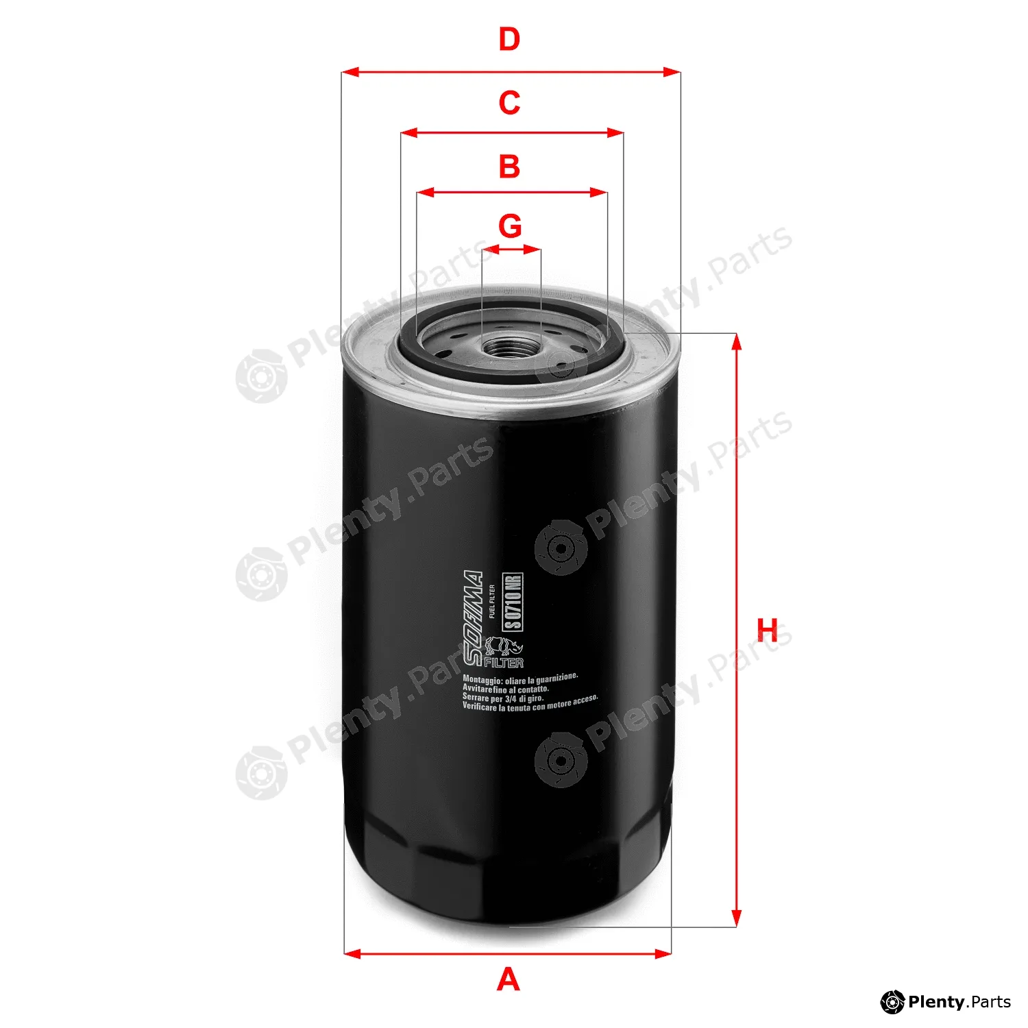Sofima S0710NR — Fuel Filter