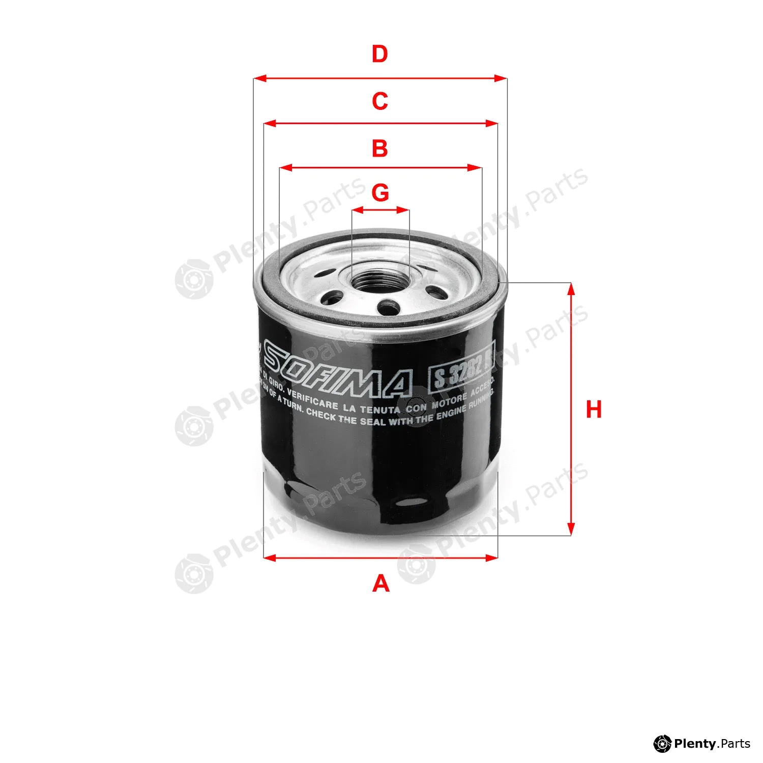 Sofima S3282R — Oil Filter
