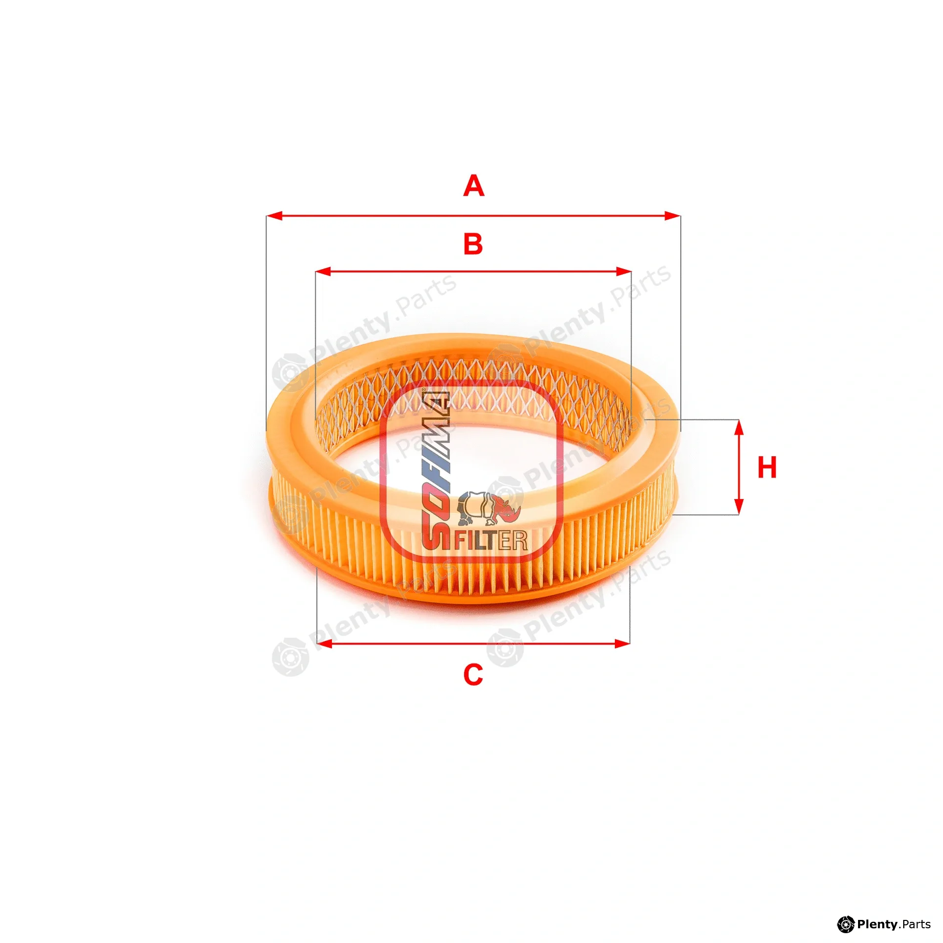 Sofima S8210A — Air Filter