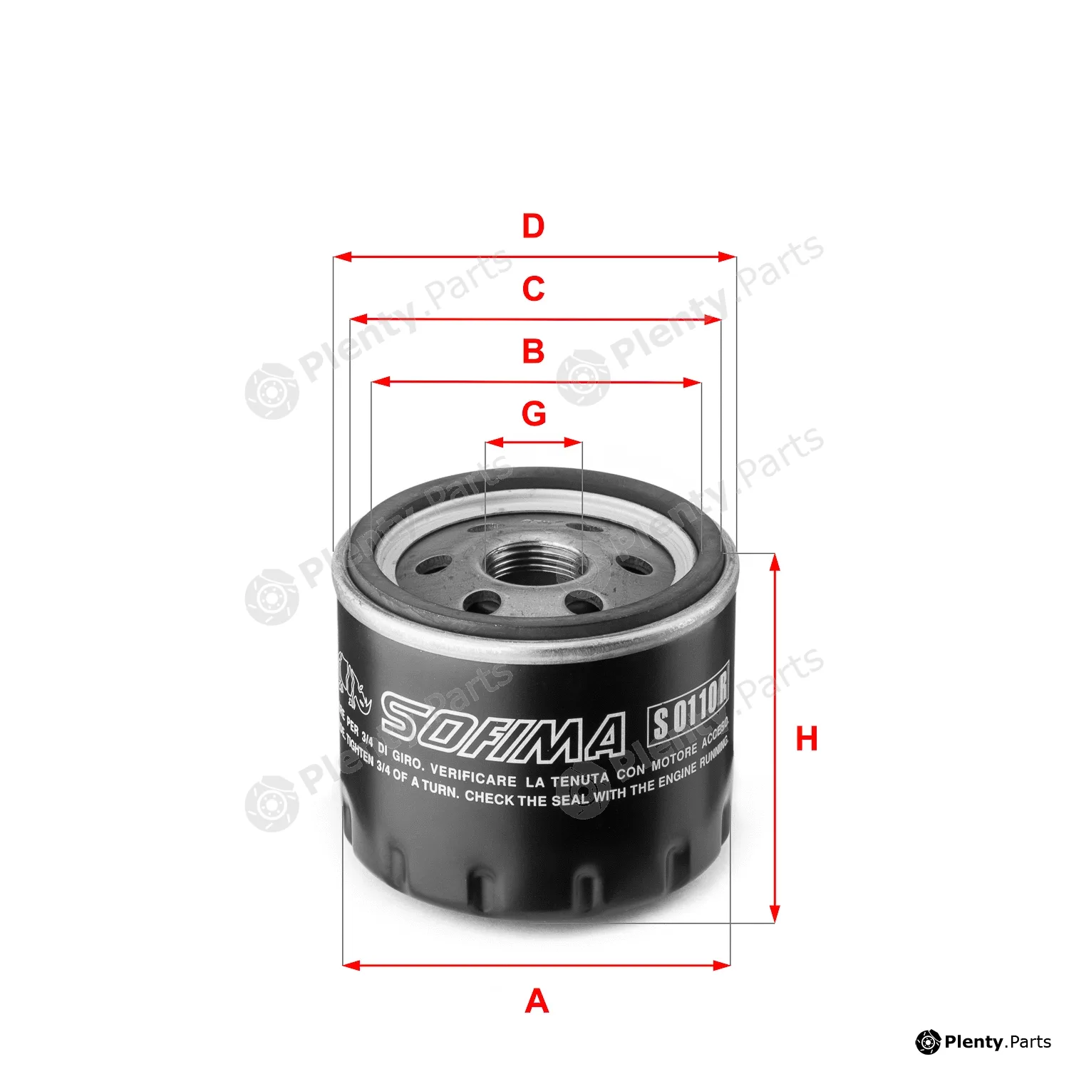 Sofima S0110R — Oil Filter
