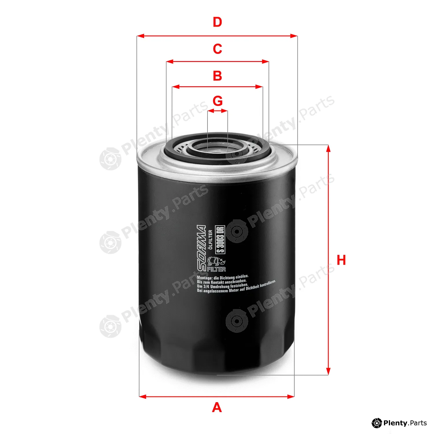 Sofima S3003DR — Oil Filter
